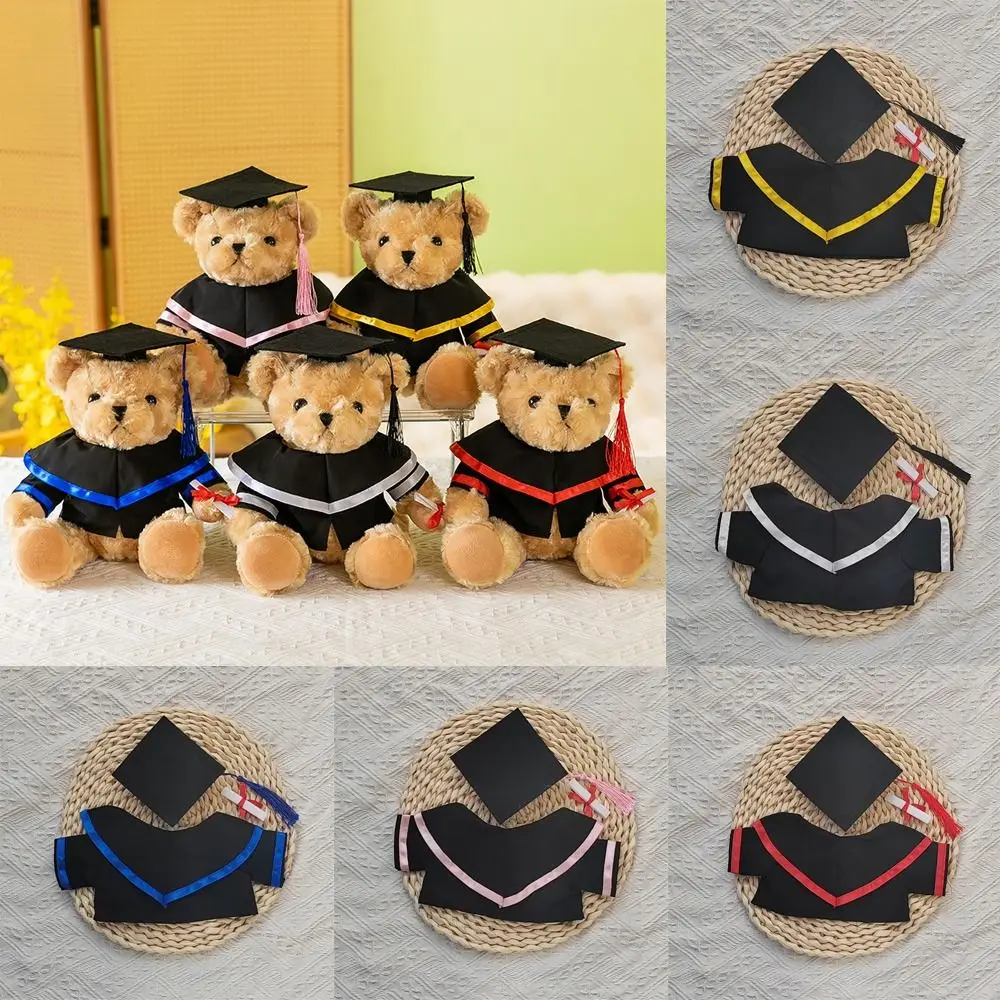 New Small Graduation Suit Multiple Colors Cloth Graduation Bear Clothes Bachelor Uniform