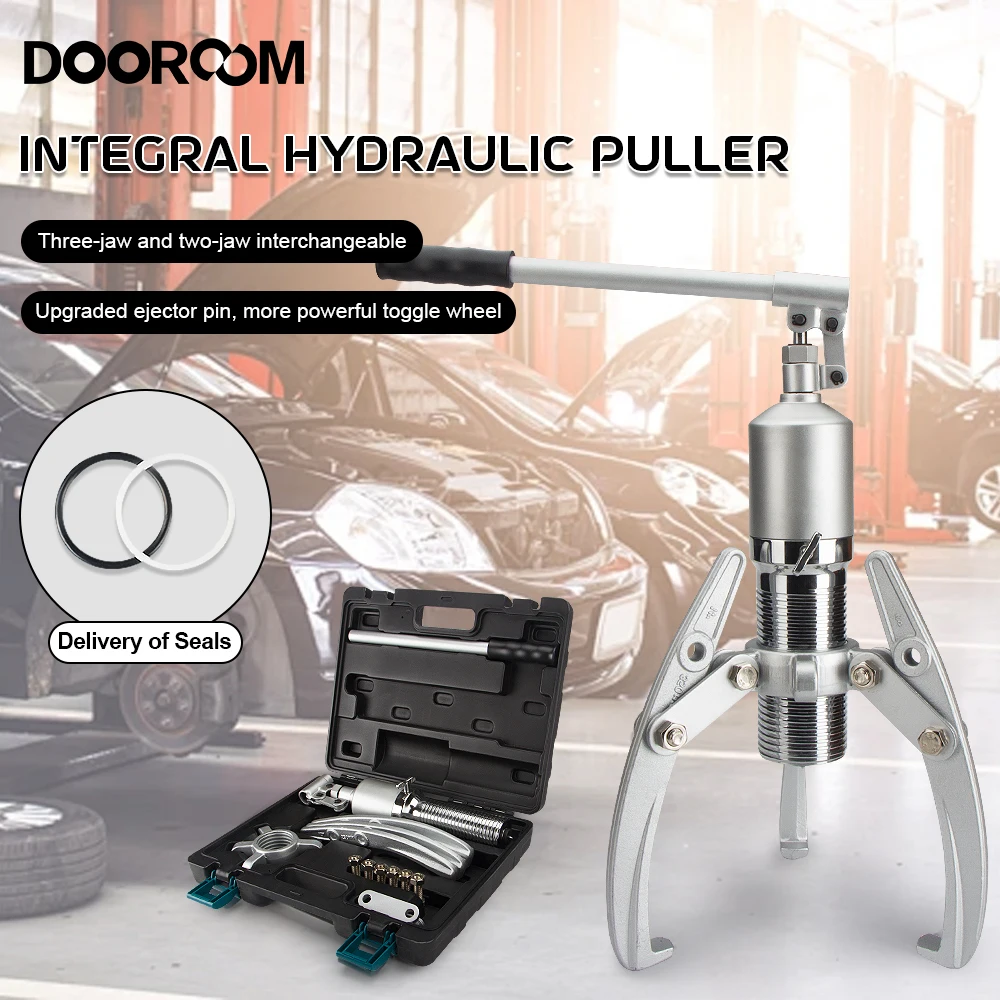 

DOOROOM 2 3 Jaw 5/10/20 Ton Hydraulic Gear Puller Wheel Bearing Puller Separator Tools for Garage Repair Shop Herramienta