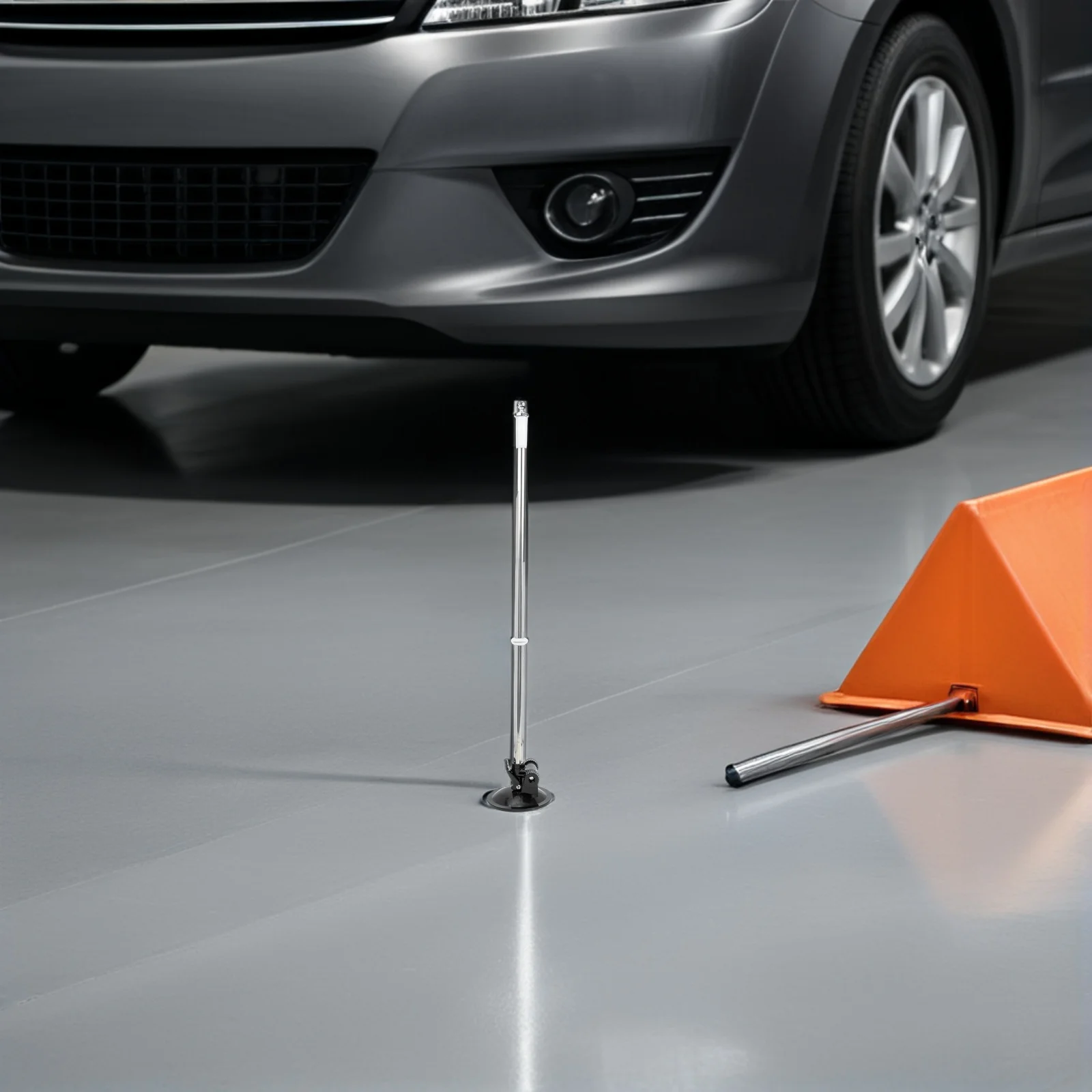 

2Pcs Car Flagpole Suction Cup Mount Weatherresistant Portable Lightweight Universal Base Quick Installation Parade Sports Events