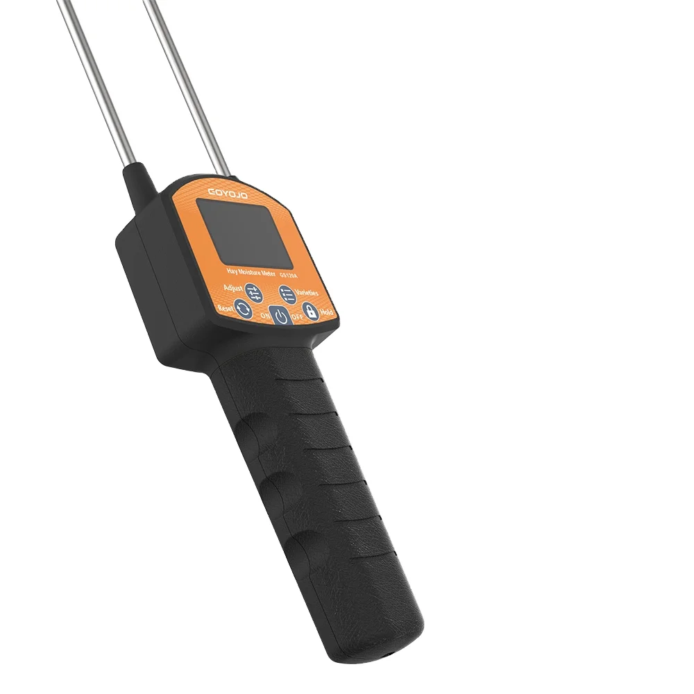 Handheld Hay Moisture Meter, Digital Humidity Content Tester, Grass Hygrometer for Cereal, Forage Grass, Bamboo