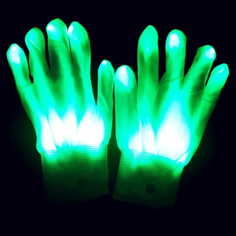 Gloves LED for Light Shows, Raves, Concerts, Festival, Party Livehouse, Clubbing LED Gloves for Kids Teen Adults