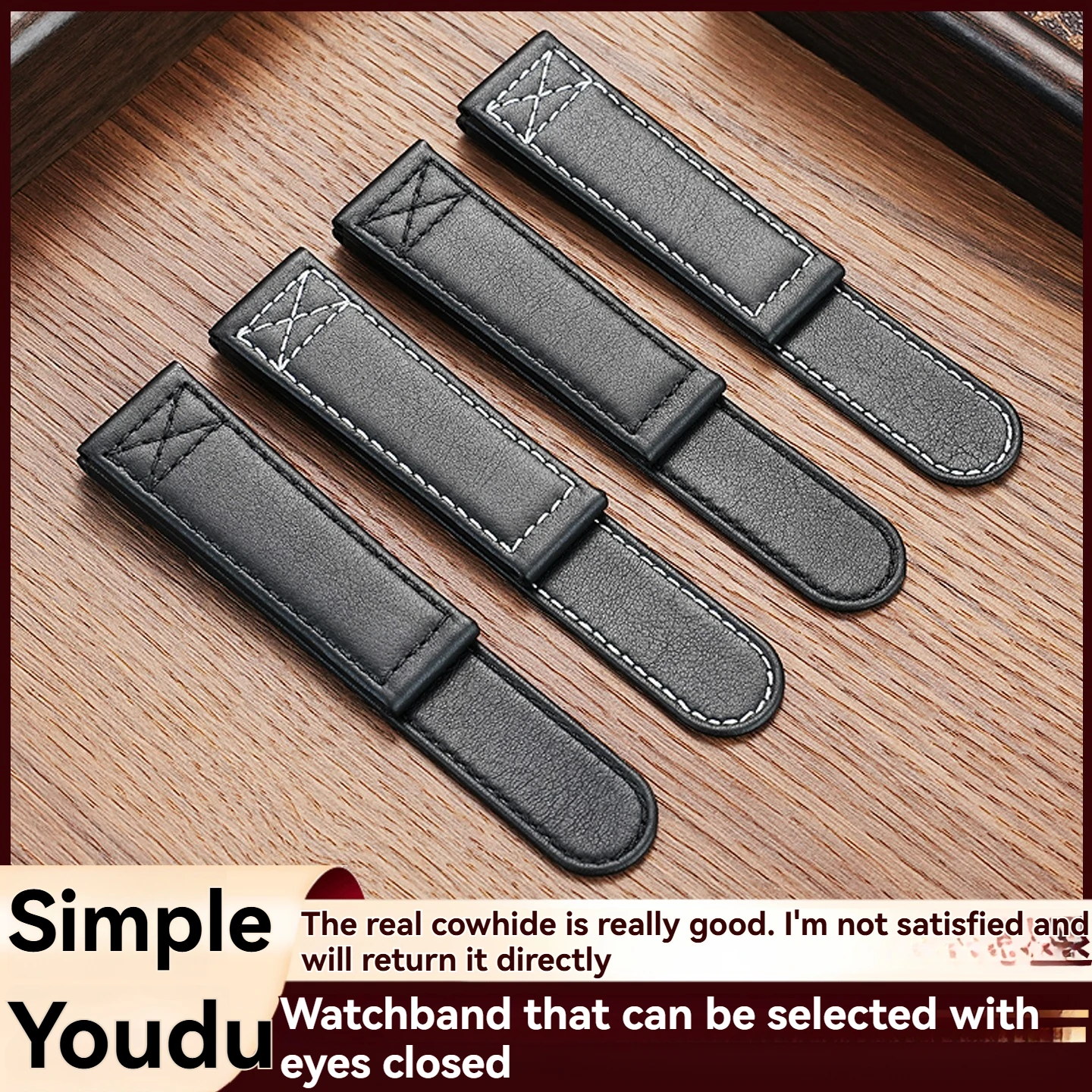 ORIS Aviation 시리즈 가죽 스트랩 편안한 7615/7616/7617/7631/7632/7633 가죽 소프트 시계 스트랩 22MM