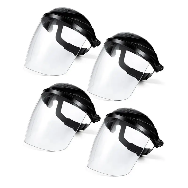 ABSE-4 Pack Safety Face Mask Shield For Grinding And Cutting And Full Impact Resistant Face Mask Shield