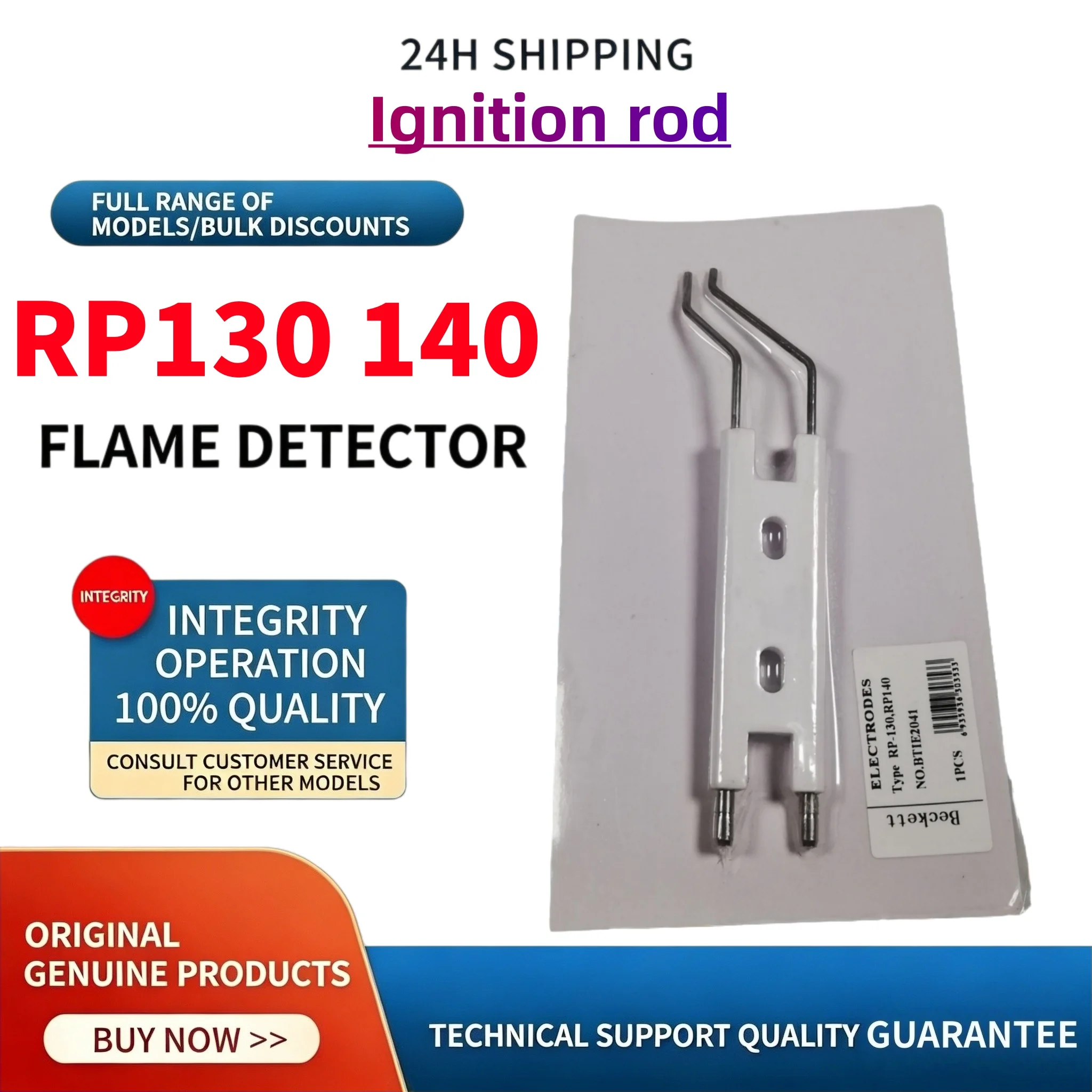 Original RP130/RP140 RP300M Ignition Components Ignition Rod Electrode Needle Industrial Burner Combustion System Spare Parts