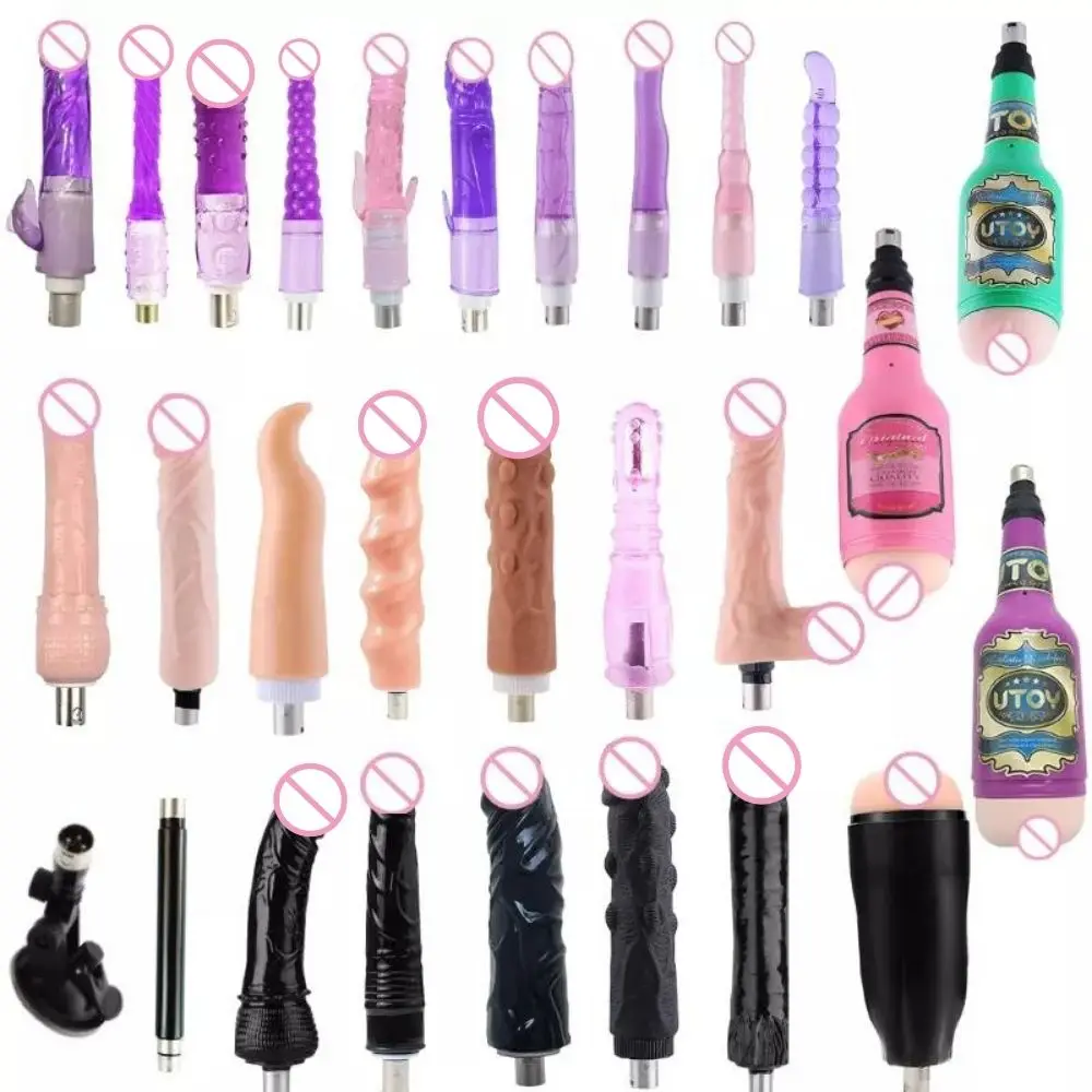 28ประเภทแบบดั้งเดิมเครื่องยึด3XLR 3PRONG สิ่งที่แนบมา Dildo ดูดถ้วย Sex Masturbation รักเครื่องสำหรับผู้หญิง