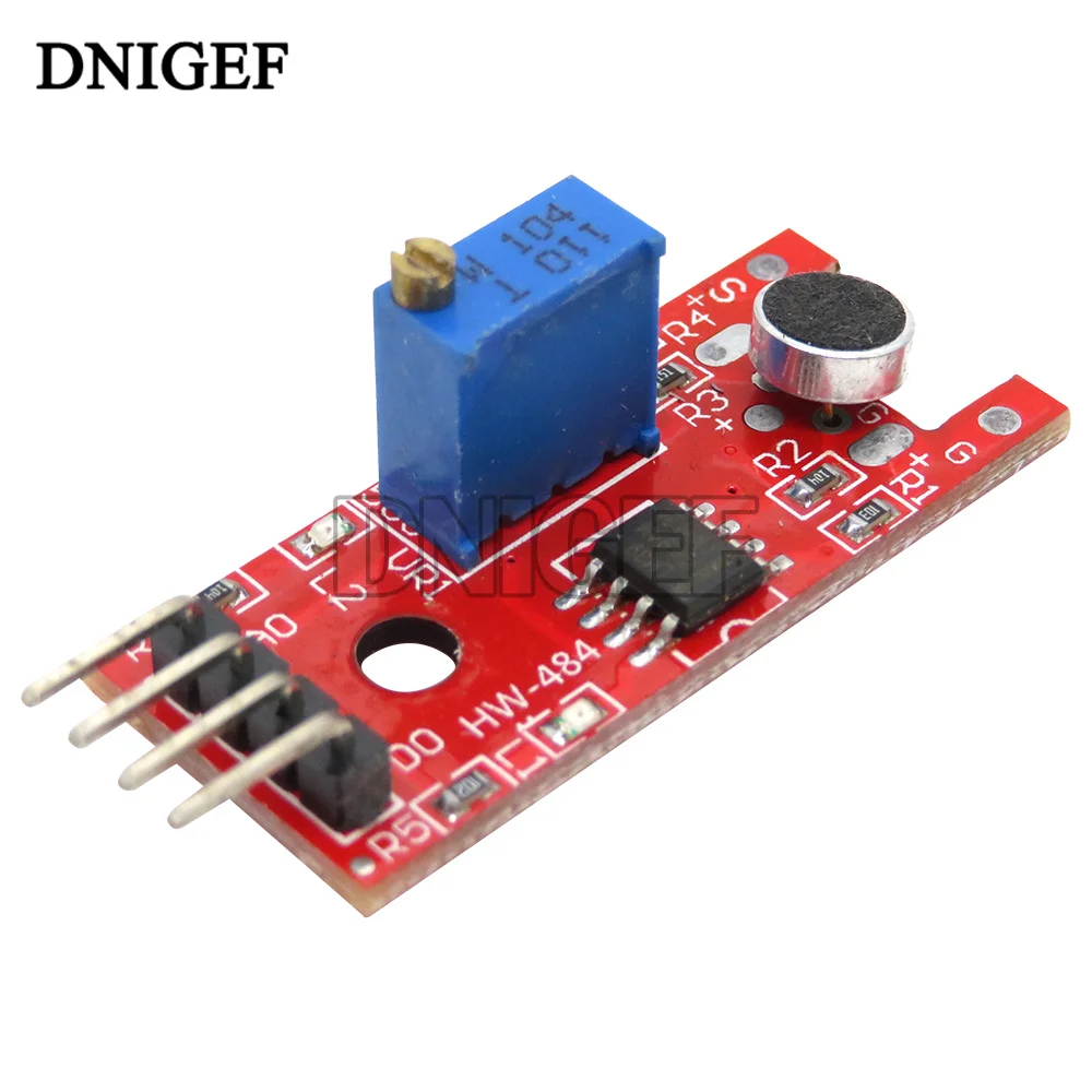 Microphone Voice Sound Sensor Module Analog Digital Output Sensors KY-038 For Arduino KY 038 High Sensitivity Sound Detection