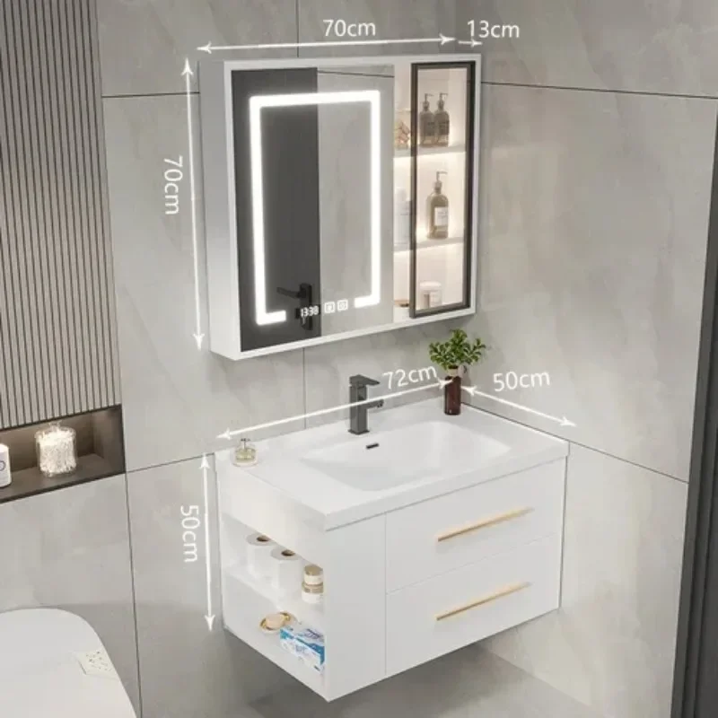 Sink Faucet Bathroom Cabinet Makeup Medicine Lithops Bathroom Cabinet Living Room Compact Minimalist Schrank Home Furniture