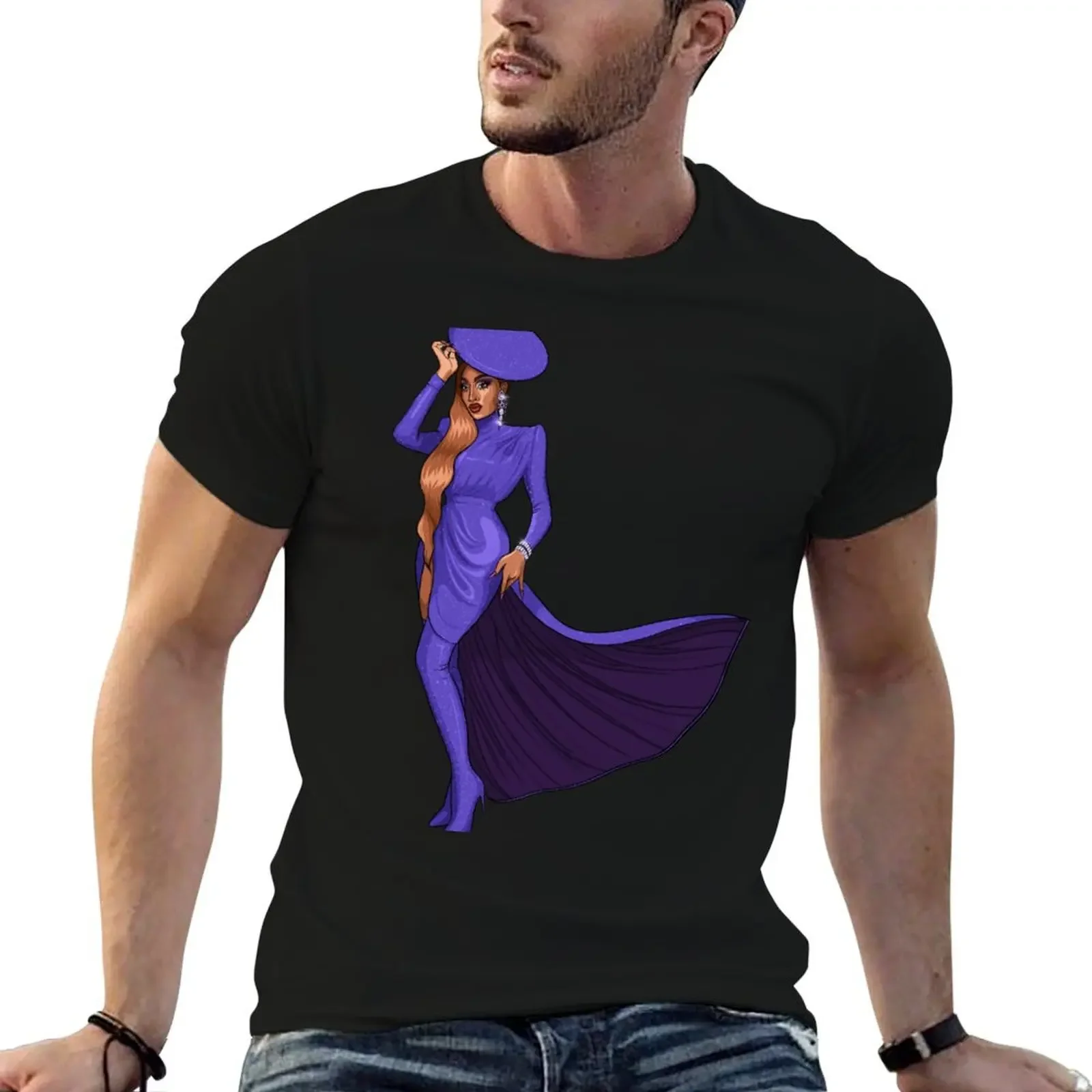 

Jaida Essence Hall T-Shirt blue archive Anime t-shirt custom t-shirts graphics mens designer t shirt