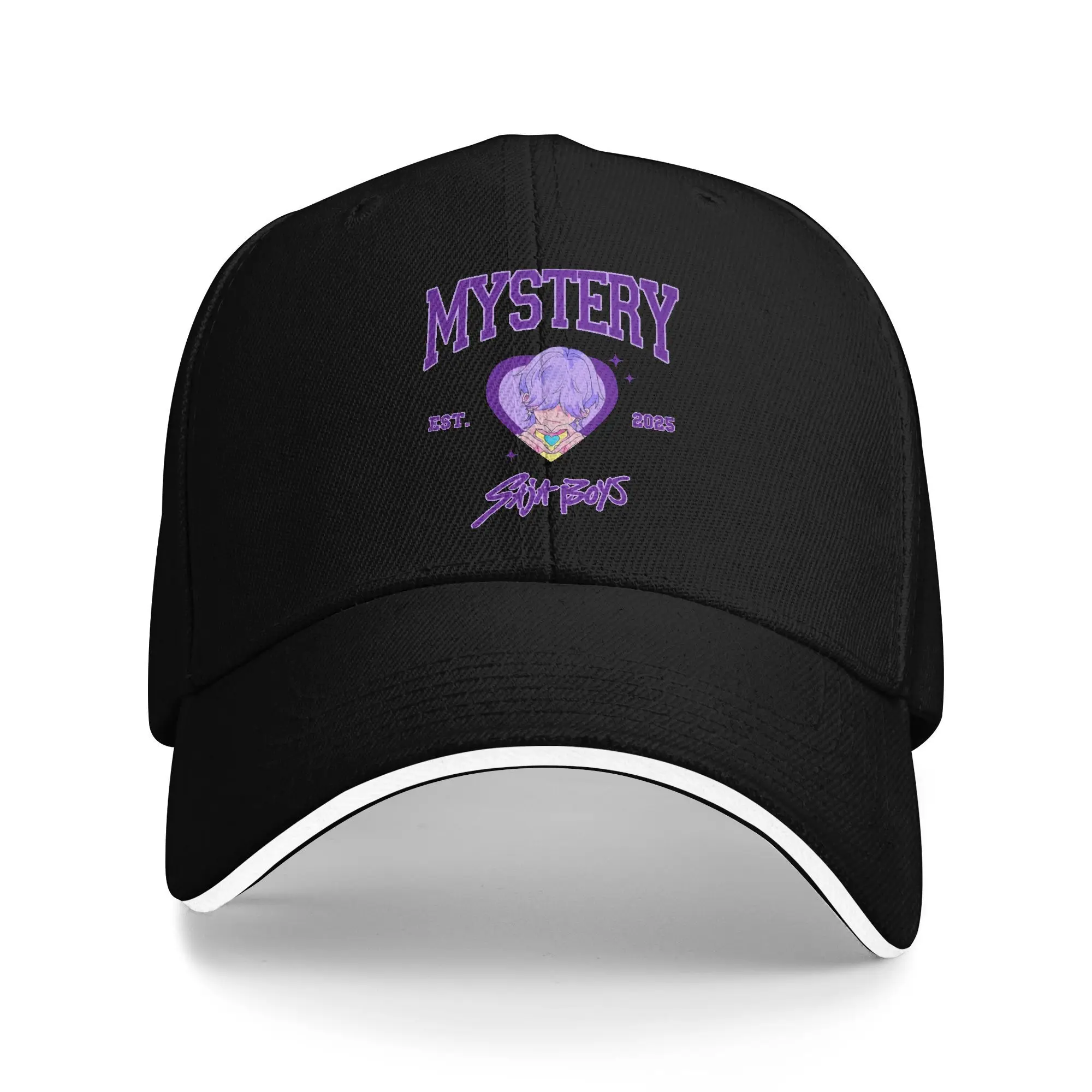 

Mystery Saja Boys Kpop Demon Hunters Sun Baseball Cap Spring Trendy Trucker Hat For Unisex-Teens Outdoor Gym Baseball Caps