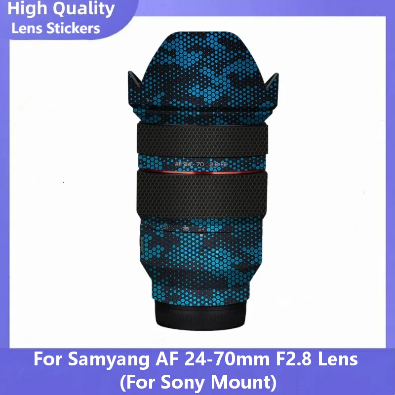 For Samyang AF 24-70 F2.8 FE Decal Skin Vinyl Wrap Film Camera Lens Sticker 24-70/2.8 24-70mm 2.8 F/2.8 AF24-70 For Sony Mount