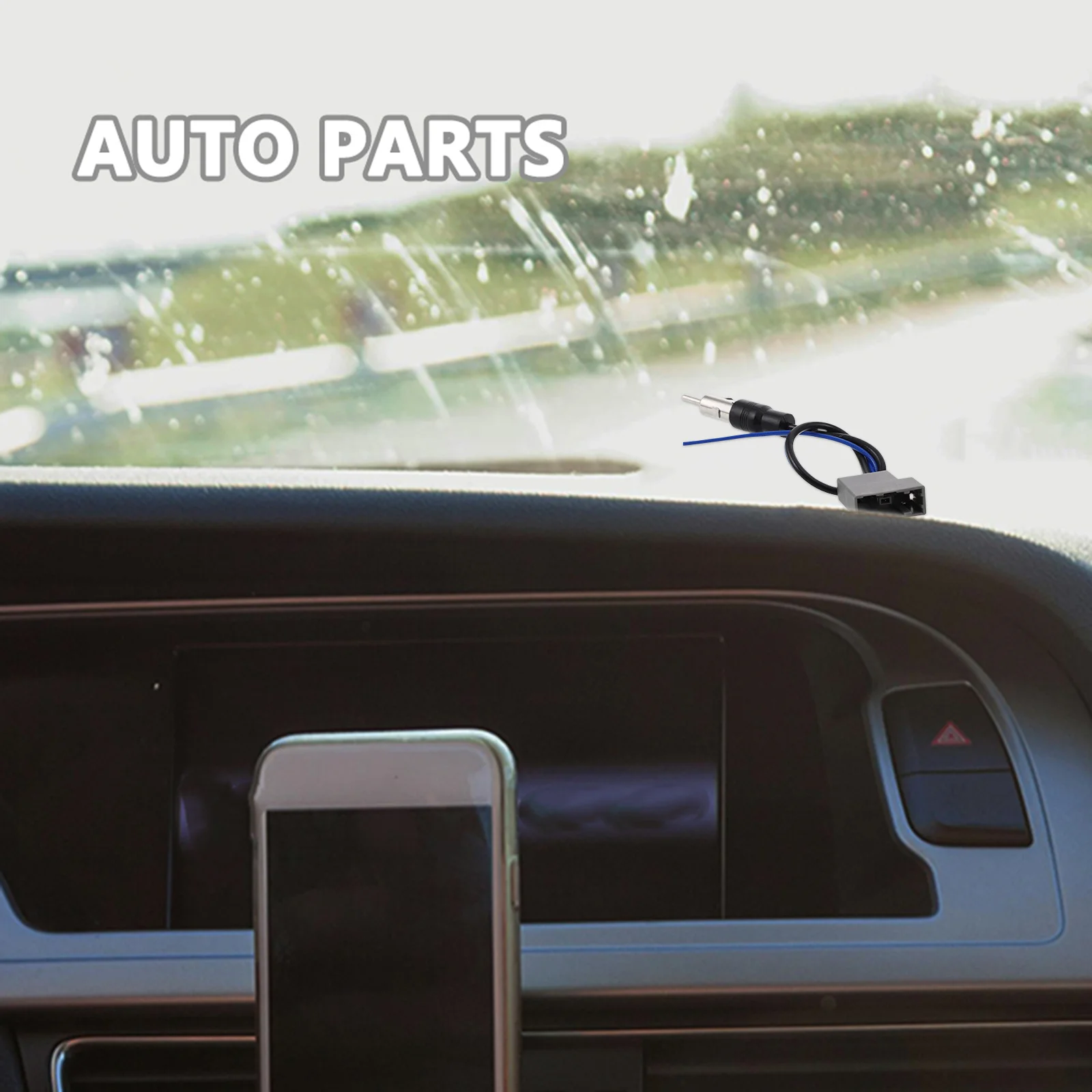 

Radio Wire Harness Connector Replacement Antenna Adapter Plug Compatible Car Mount Cd Player Stereo Receiver Wire Adapter