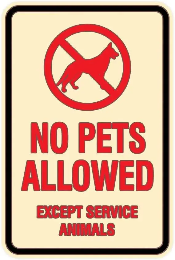 Please Be Respectful Sign, All Metal Construction, No Dog Pooping or Peeing Sign, Sign Measures 8