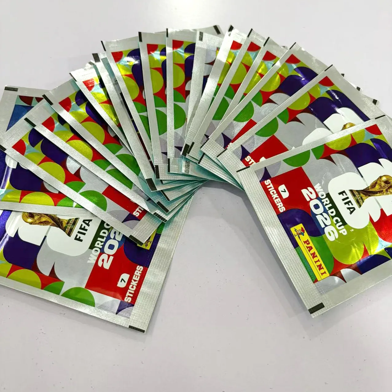 50Packs Panini 2026 FIFA World Cup Sticker Pack Panini Soccer Card Panini Cards Soccer Memorabilia Collection Football Cards view 3