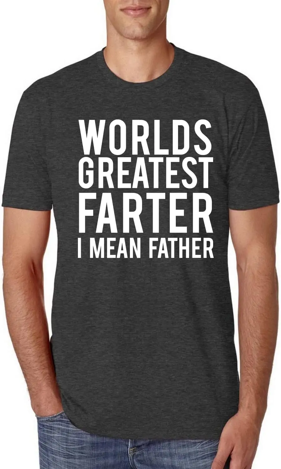 Passing Gas Father Embarrassing Dad Fart Themed Jokes Father's Day Mens Premium Tri Blend T-Shirt