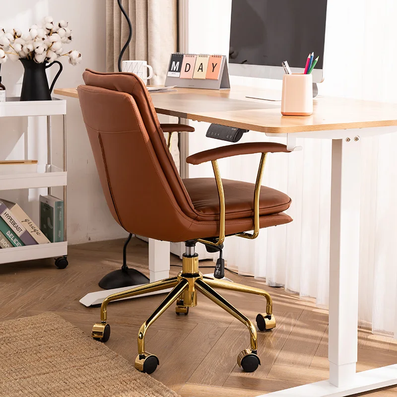 

Light Luxury Chair Senior Office Seat Computer Home Comfort Sedentary Rotating Chair Study Green Swivel Sandalye Furniture