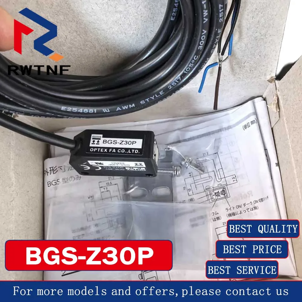 

Совершенно новый оригинальный фотоэлектрический лазерный датчик-детектор BGS-Z30P OPTEX, 100% оригинальный, со склада.