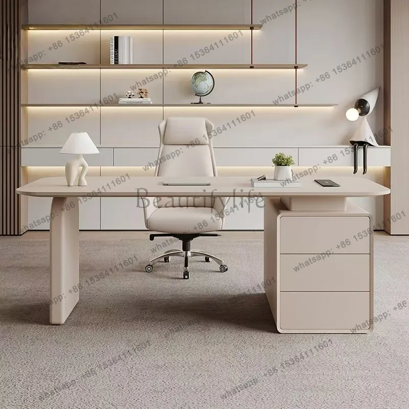PG Aesthetic Drawer Office Desk Storage Design Decoration Gaming Computer Office Desk European Modern Scrivania Trendy Furniture