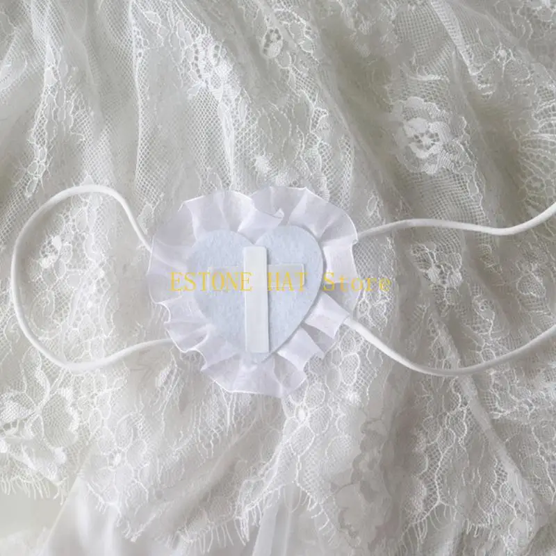 49mf Anime Eyewear Broldery Bounseple Men Party Single Eye Mask