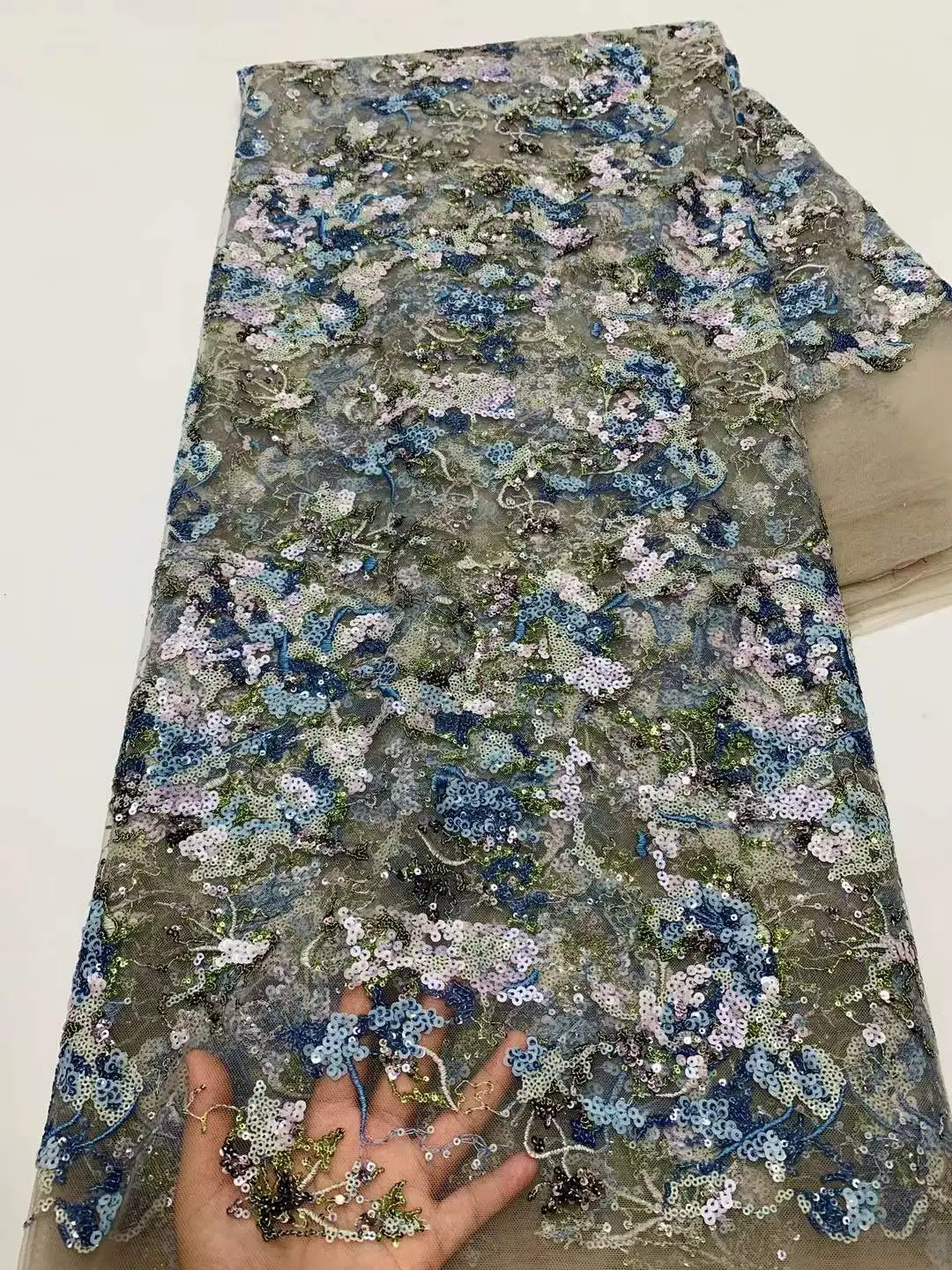 

Африканская кружевная ткань с блестками, вышивка бисером, нигерийская свадебная ткань для жениха, высокое качество, французский тюль, кружевная ткань для свадебной вечеринки -XX