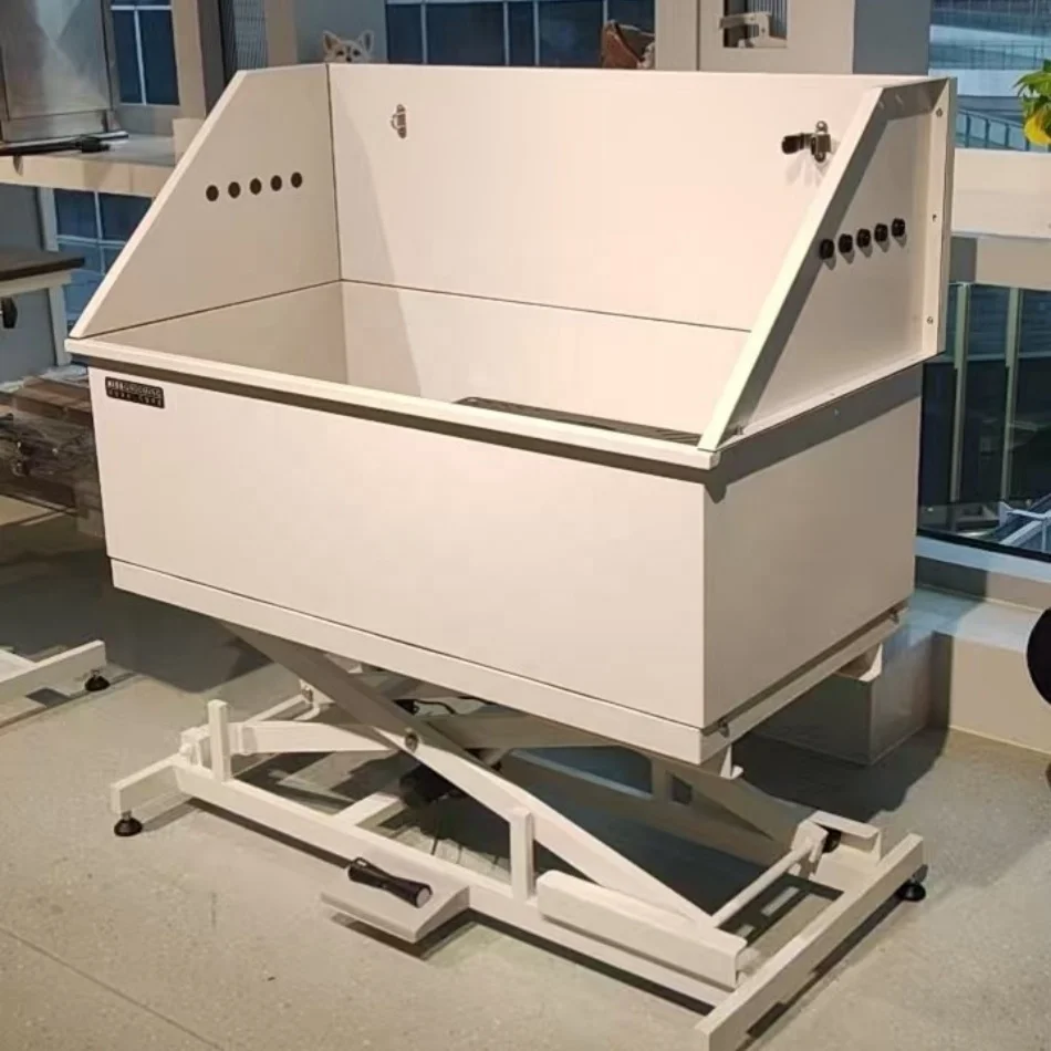Hot Selling Stainless Steel Electric Lift Bathtub High Cost Performance Pet Salon Grooming Bathtub For Pet Bathing