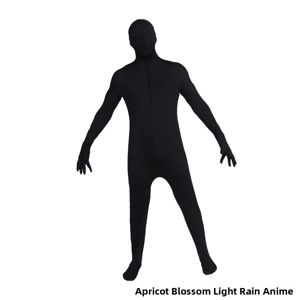 Halloween Cosplay Ninja Enge Kleidung Unsichtbarer Bla Man Bühnenanzug Verstecktes Kostüm Damen Ethnisches Bühnenkostüm