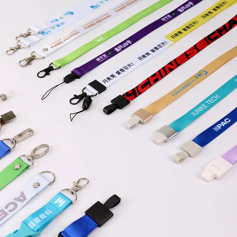 Custom of Various Models Lanyard Neck Rope Keychain Personal Printing Landyard With My Logo Company Name Phone Number
