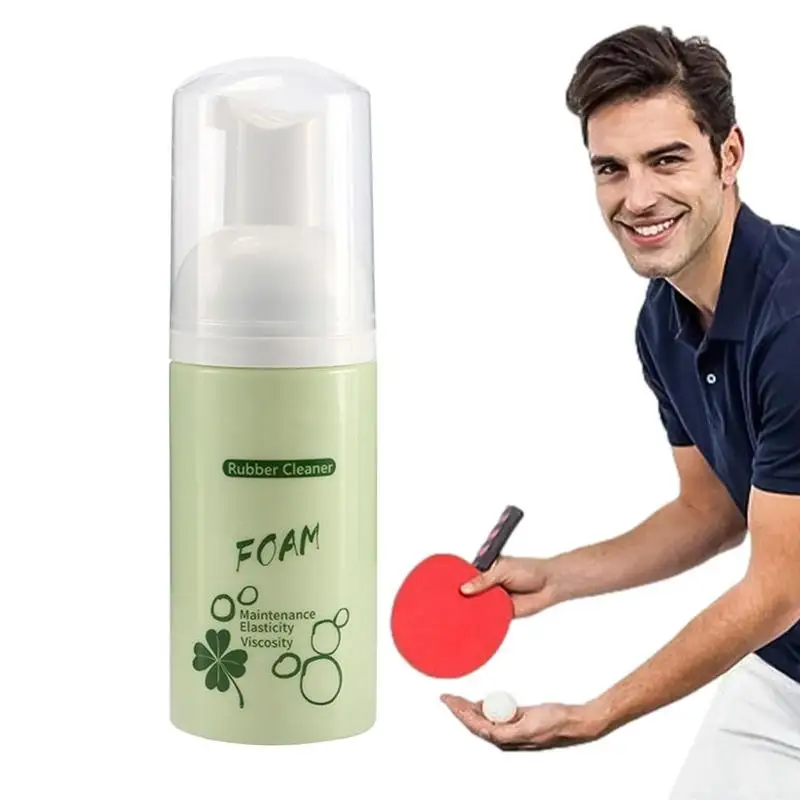 Table Tennis Cleaner Ping-Pong Paddle Foam Detergent 110ml Professional Table Tennis Racket Detergent Agent Rubber Cleaner