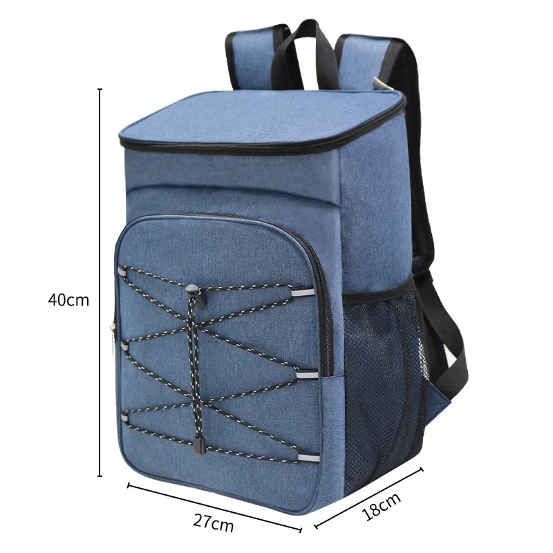 18L Ar livre acampamento Insulated Cooler Backpack Aluminum Foil Thermal Backpack Picnic Cooler Bag for Camping image 6