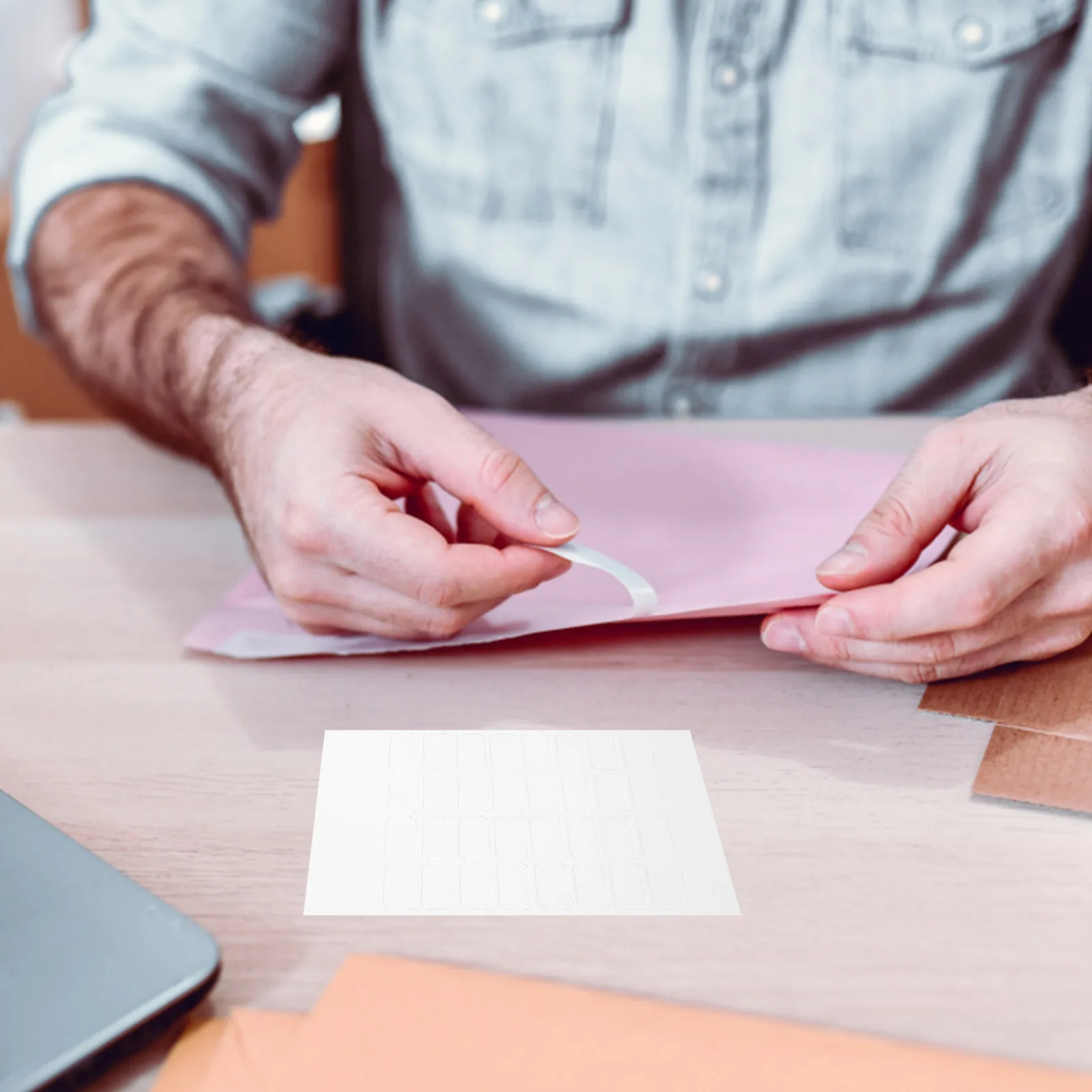 

64Pcs Removable Double Sided Clear Adhesive Stickers Strong Tape for Party Balloon Decoration Craft Adhesive Stickers