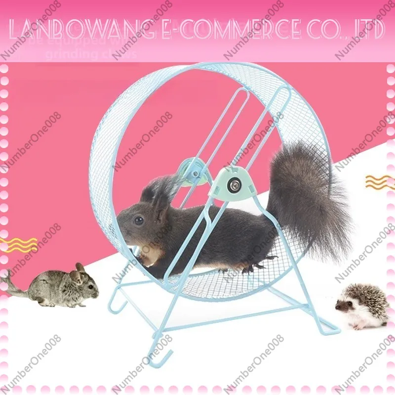 32cm Silent Metal Running Wheel for Hamster Chinchilla Hedgehog Squirrel Non Slip Exercise Wheel