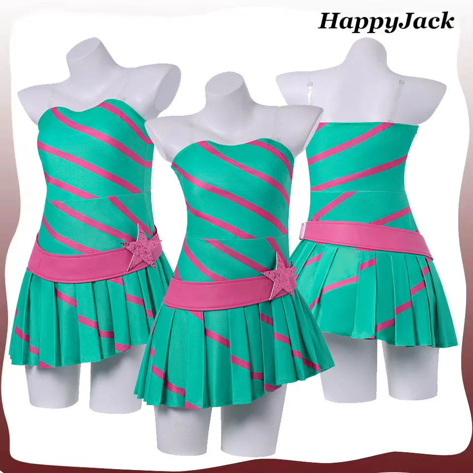 

Stella Cosplay Costume Adult Women Girls Roleplay Disguise Dress Belt Outfits Female Halloween Carnival Party Clothes Suit