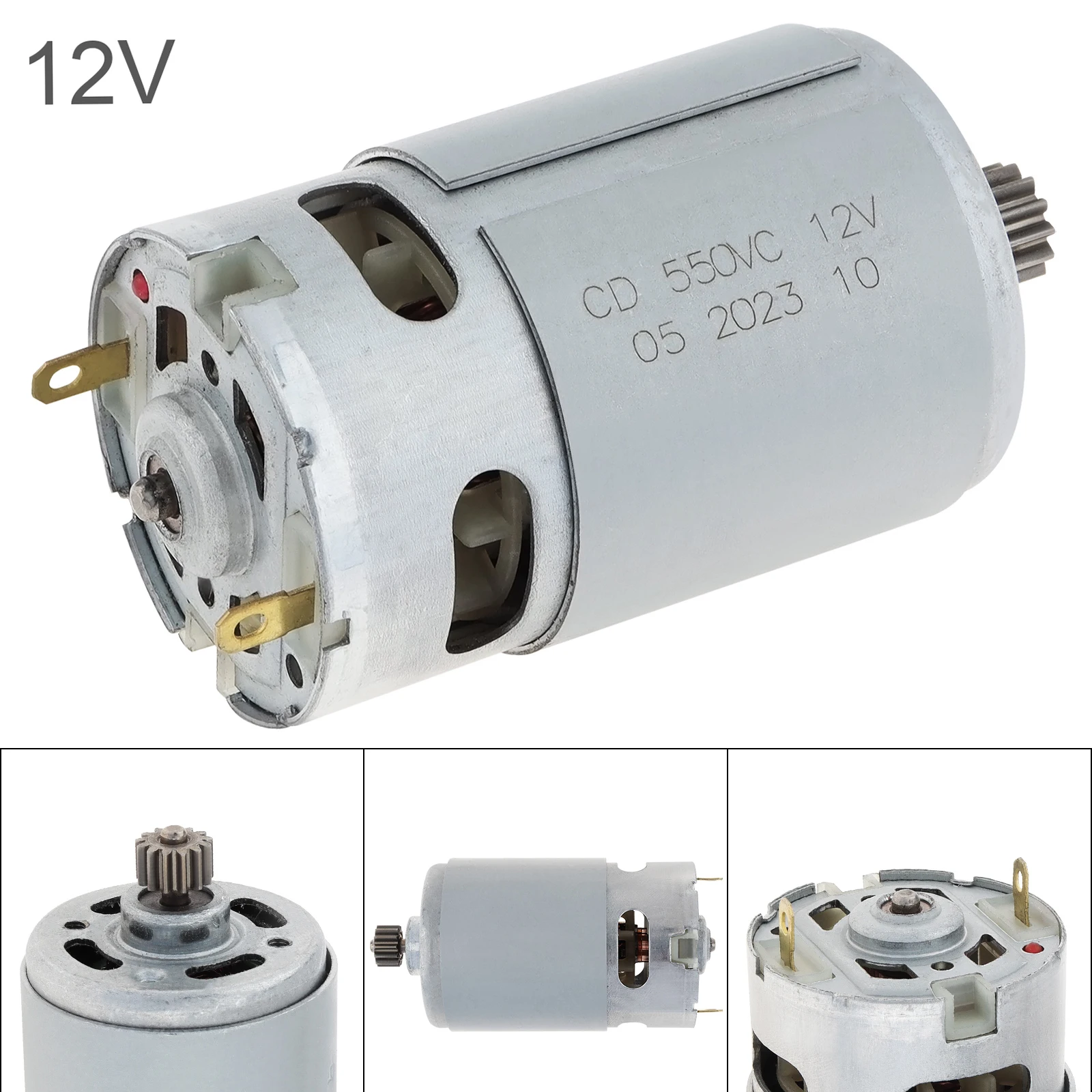 

RS550 DC Motor 10.8V 12V 14.4V 18V 13Teeth Diameter Gear Micro Motor Fit for BOSCH GSR10.8-2-LI / GSR10.8V / Electric Drill