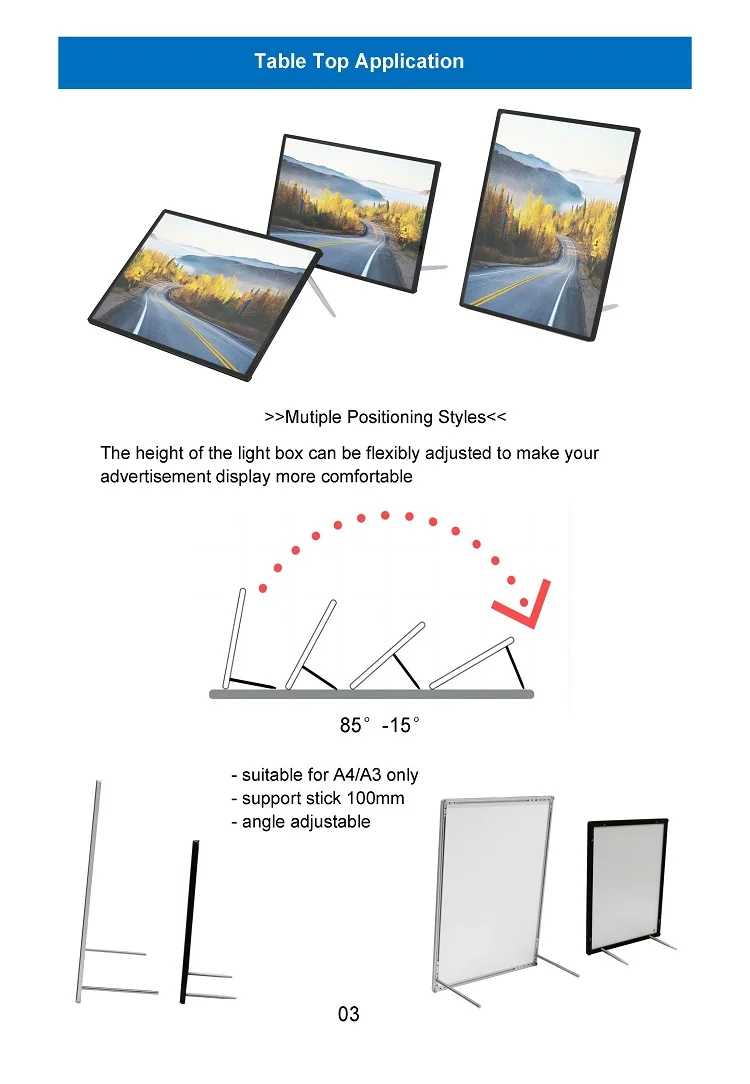 LED Light Advertising Box