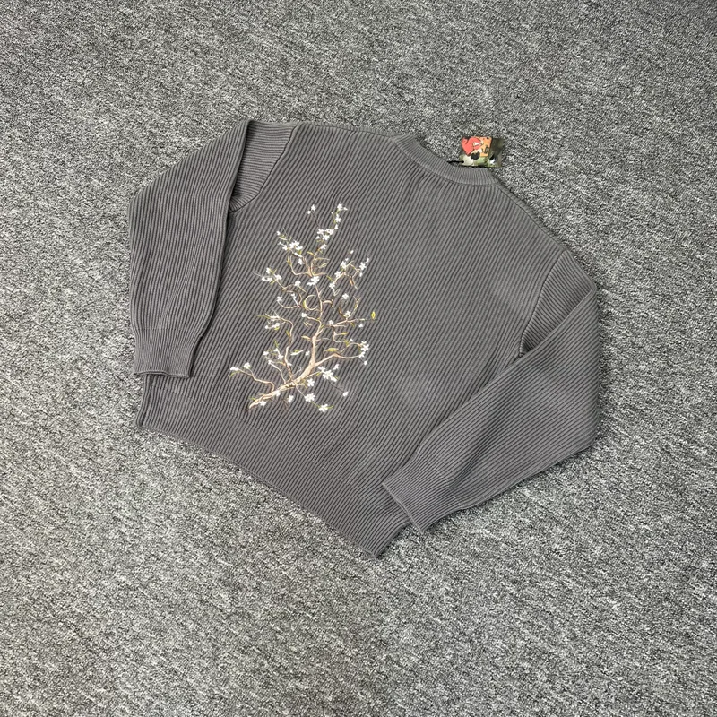 

Cliassic Knit Flower Derschutze Blossm Sweater Men Women High Quality Vintage 1:1 Knitt Sweaters Pullovers Winter Umderwear Tops