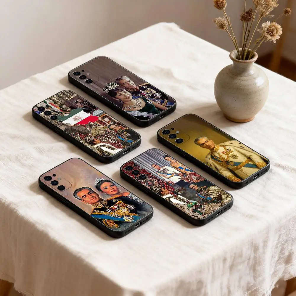 

Mohammad Reza Pahlavi phone Case For Samsung S26,25,24,21,22,23,30,20,Ultra,Plus,Fe,Lite Black Soft Cover
