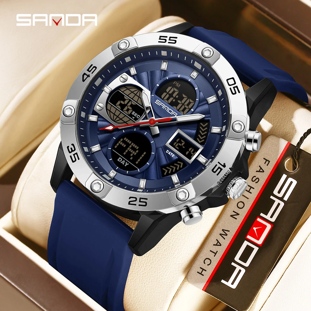 SANDA Fashion Luxury Cool Elec - Luxury Watch Shop recension och pris