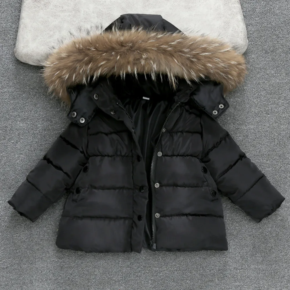 Warm Kids Clothes Jacket Coat Boys Girls Baby Autumn Children Winter Down Boys Baby Keep Warm Boy Clothes Hats Winter Clothes