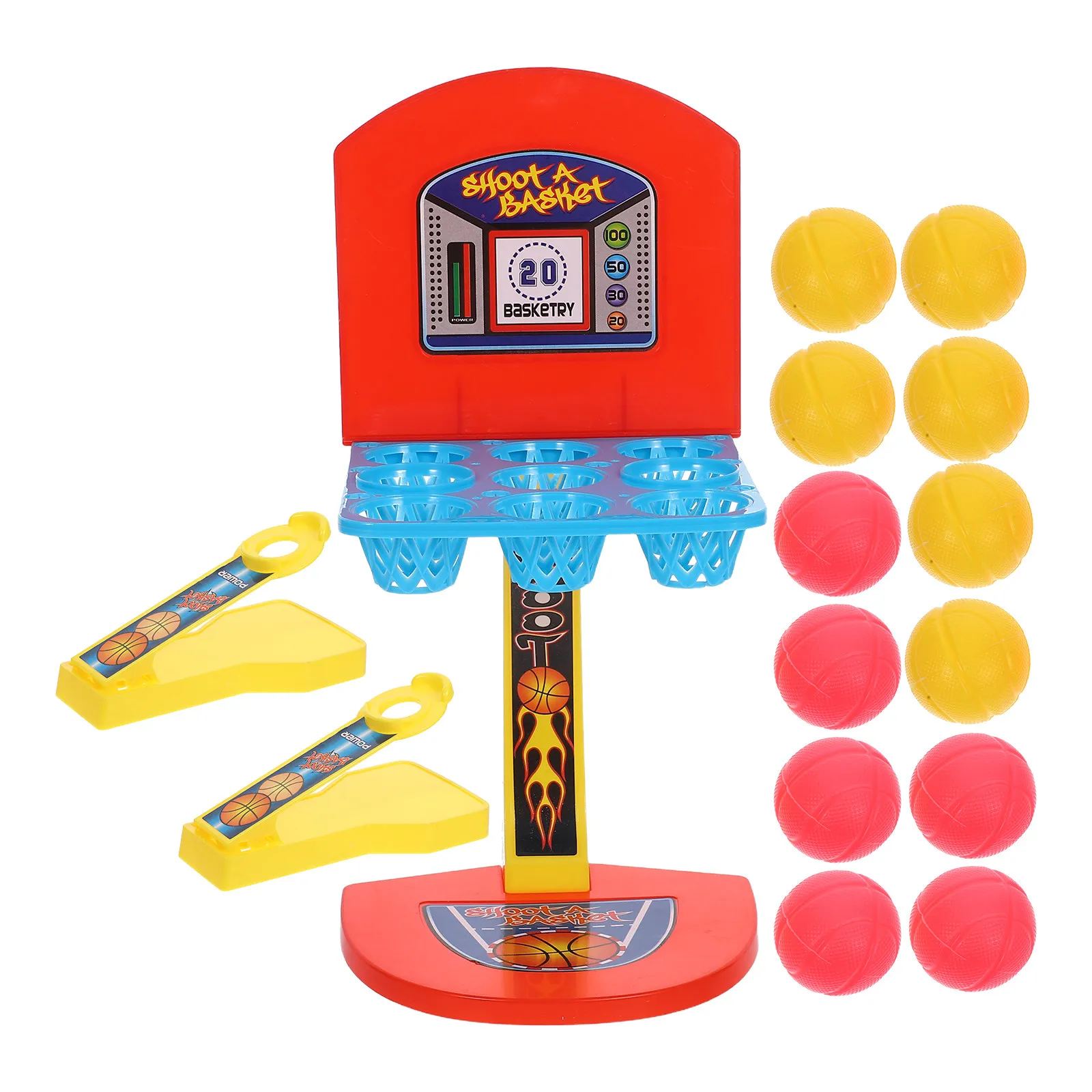 

Mini Finger Basketball Game Bright Multi-Color Desktop Table Basketball for Kids Indoor Hand-Eye Coordination Skill Development