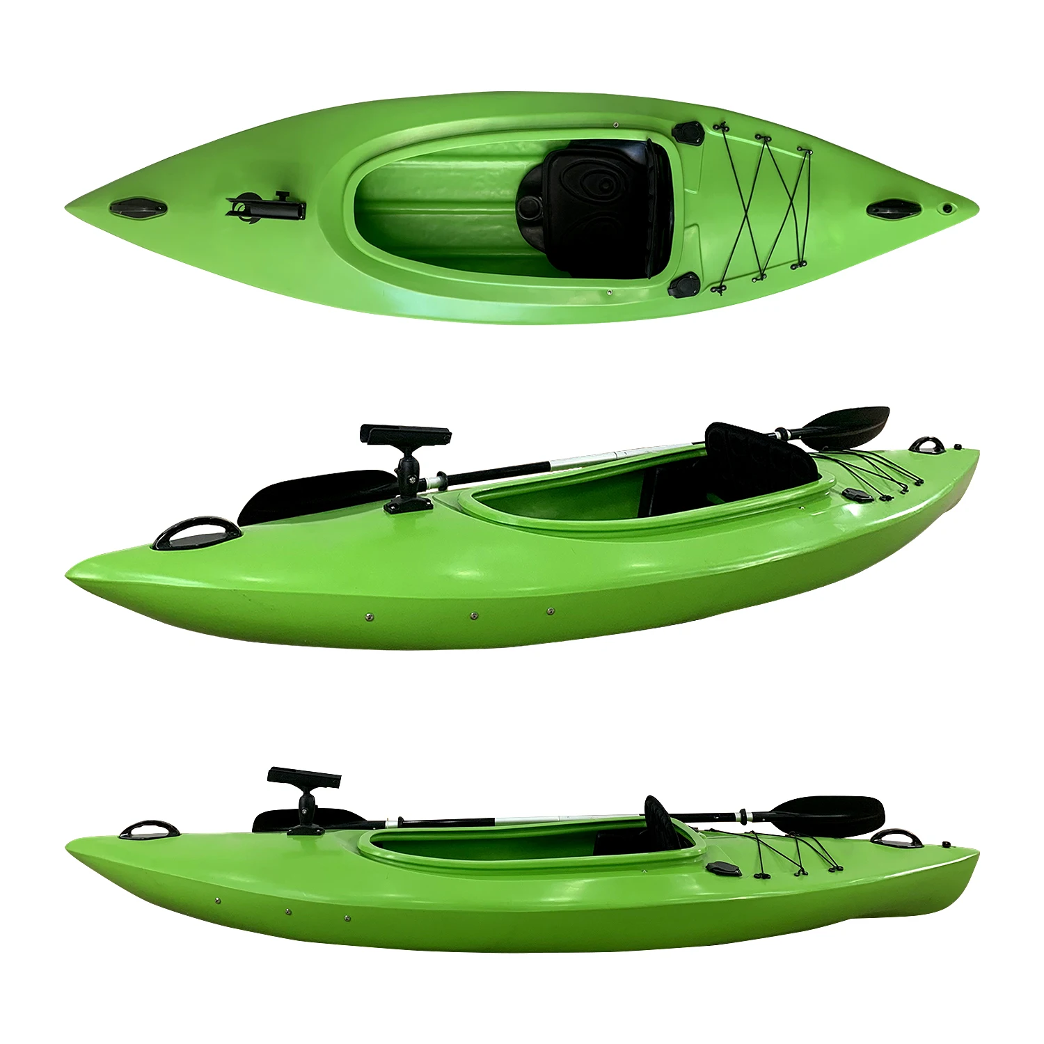 

1 Person Canoeing LLDPE No Inflatable Canoe Kayak Rowing Boats Kayak for Sale
