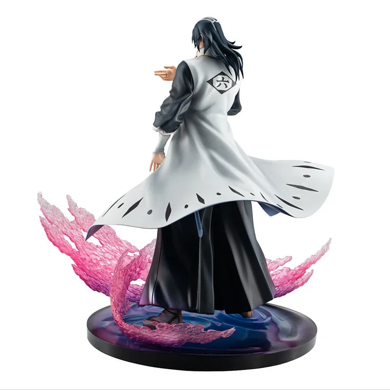 Bandai Origianl Rumah Mega BLEACH Kuchiki Byakuya Asli PVC Tokoh Anime Model Koleksi Patung Boneka Ornamen Hadiah