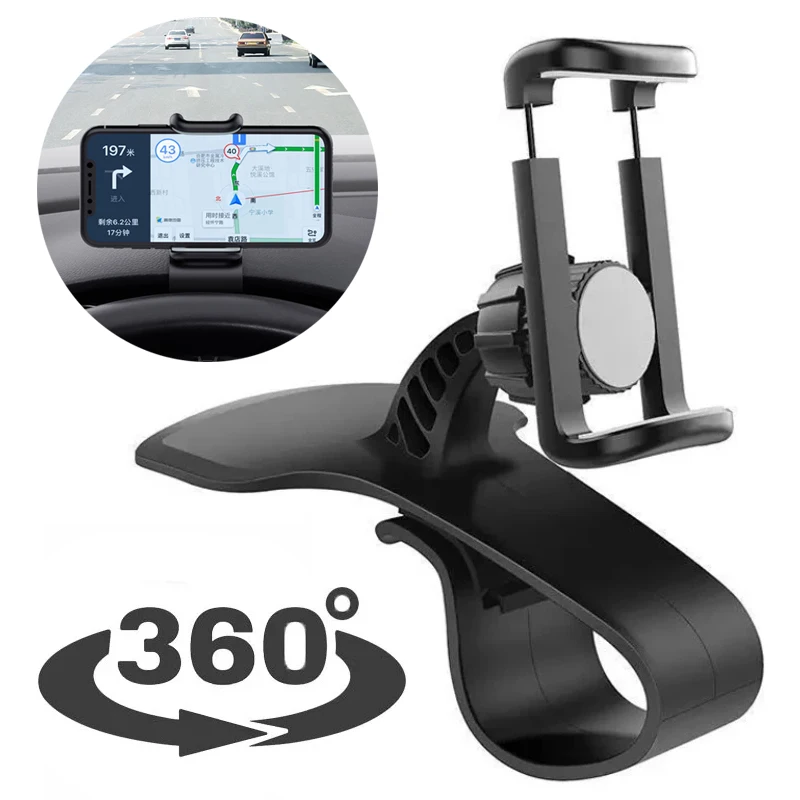 Multi-Functional Universal Car Mobile Phone Holder Easy Clip Mount Stand Panel Dashboard GPS Navigation Bracket Holder For Phone
