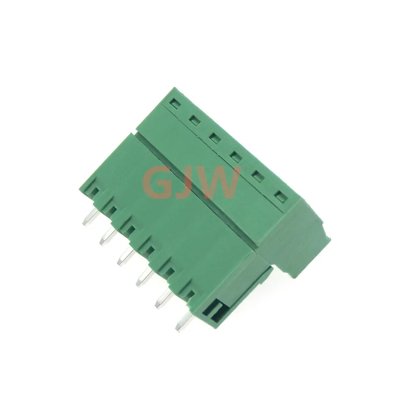 10 Pairs Pitch 5.08mm Terminal Block Connector KF2EDG 5.08 6 Pin PCB Screw Connector Block Socket PCB Screw