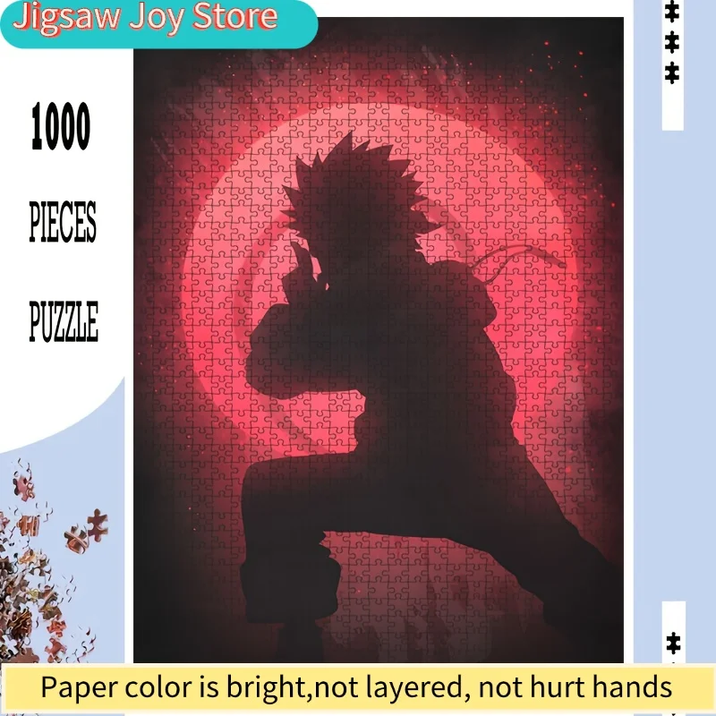 

1 Box of Popular Anime Character Puzzle, 50x70cm / 19.7x27.6 Inches, Large Adult Jigsaw Puzzle for DIY Fun, Vibrant Colors, Ho