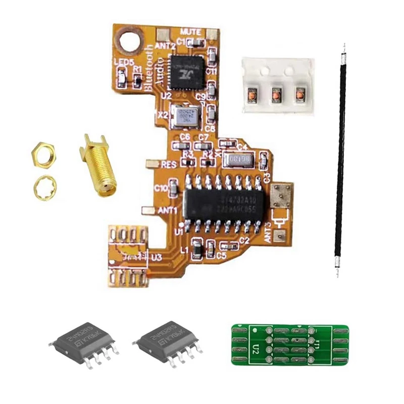 SI4732 Modified Radio And Bluetooth Stereo Transmitter Module +2X2M Chip Multi-System Support For Quansheng UV K5 K6