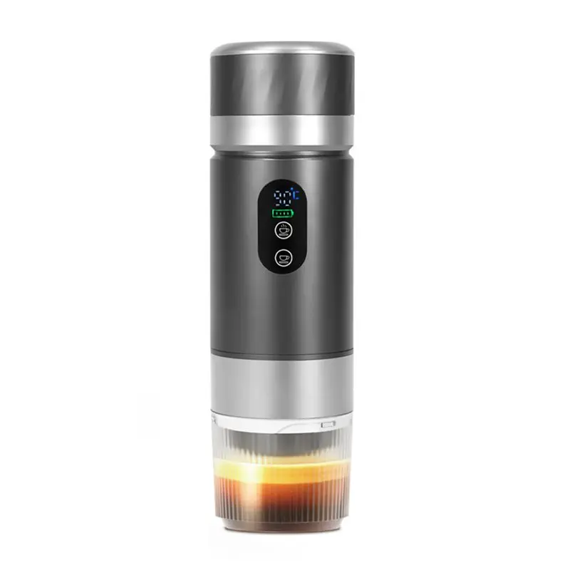 B02C-Portable 20Bar Self-Heating Coffee Machine 80Ml Espresso Maker For Travel Office Ground& Capsule Compatible D