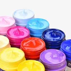 500ml Acrylic Water Based Color Inks for Textiles Screen Printing Stencil Clothes Cardboard Fabric Paper Pigment DIY Paints Tool