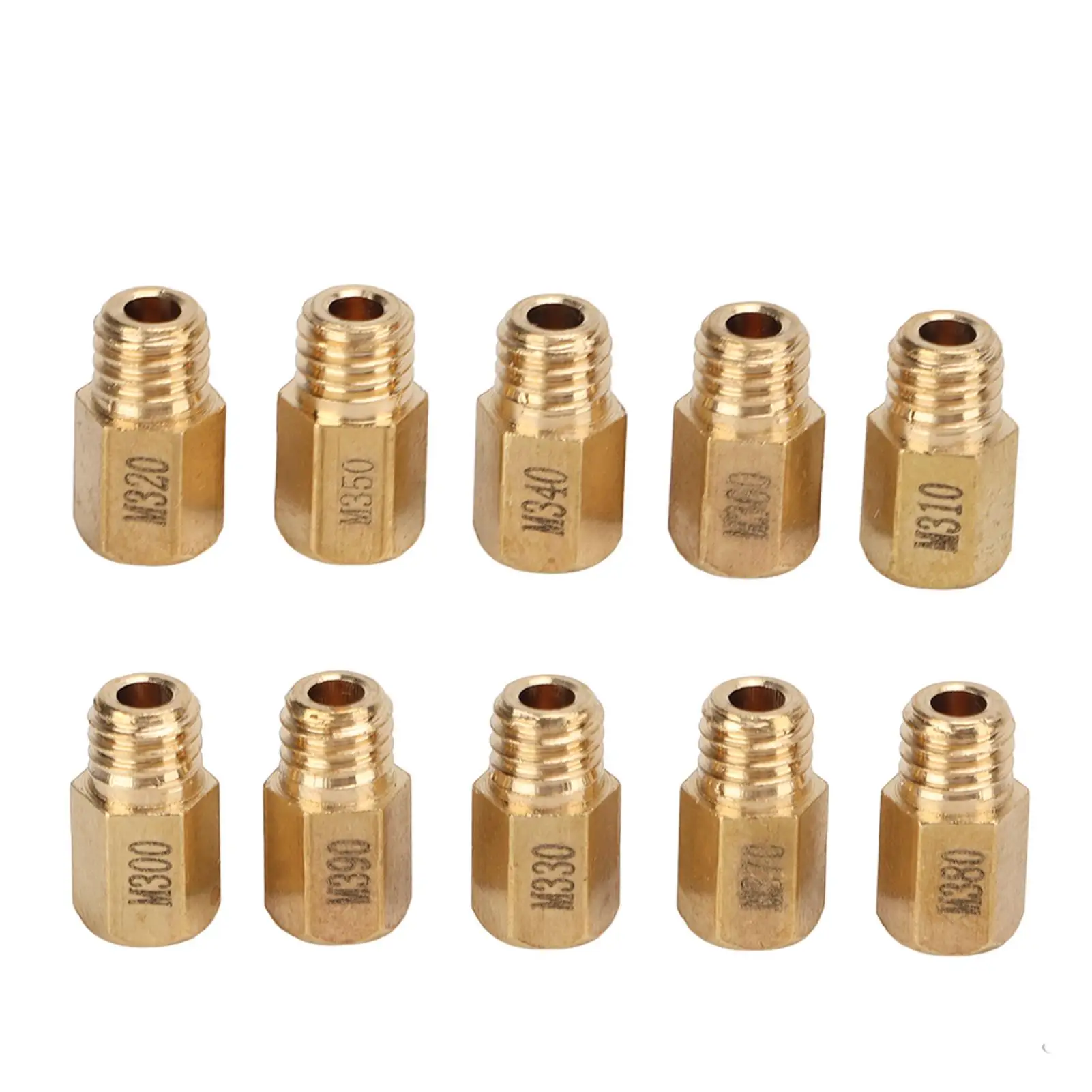 

Main Jet Kit Durable Brass Hex Style Main Jets for automotive