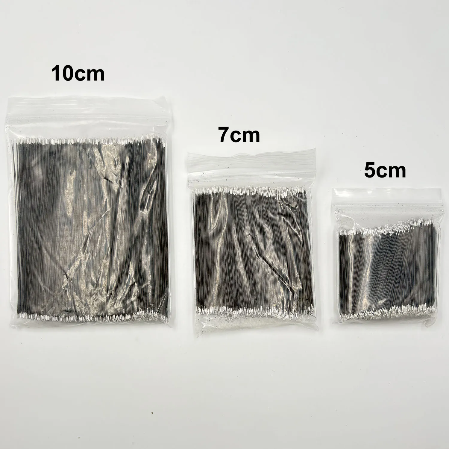 

5/6/7/10/15cm 200PCS Black Color Enameled wire LED Neon Light Welding Wire Middle Connector For 12V24V Neon Lamp Soldering