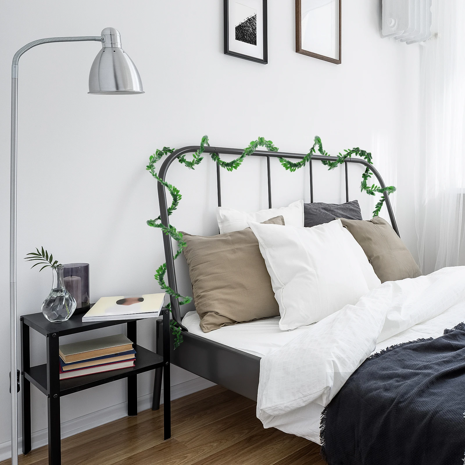 

7.5m Artificial Garland Green Leaves Simulated Vine Foliage for Year Round Home Decor Hanging Garland Outdoor Indoor Decoration