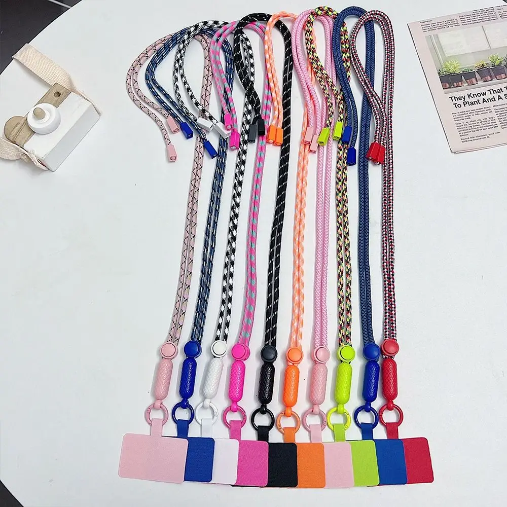 جديد قابل للتعديل شنقا حبل النايلون متعدد الوظائف الرقبة شنقا DIY سلسلة هواتف المحمول الهاتف المحمول